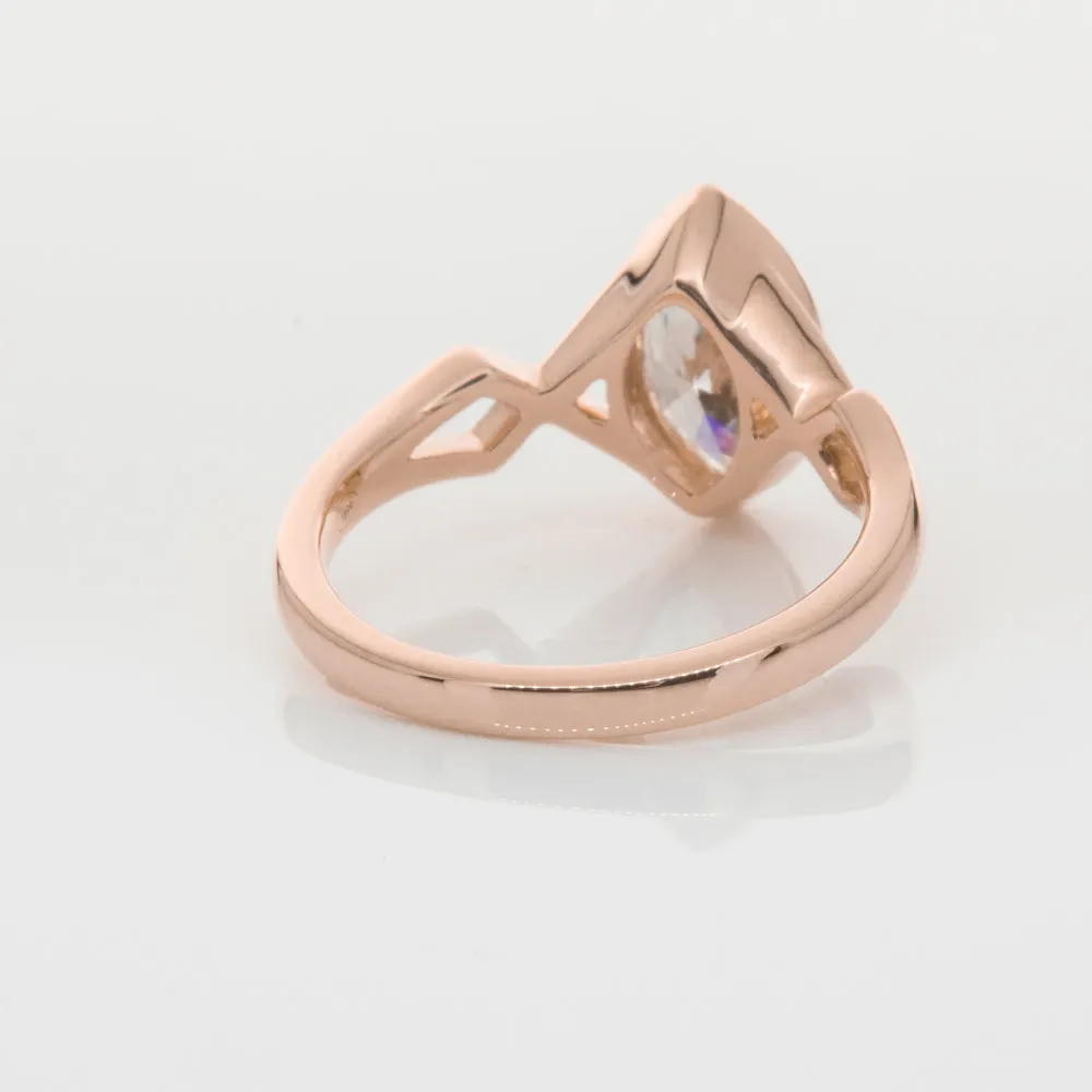 18ct Rose Gold 1.51ct Diamond Snowflake Ring