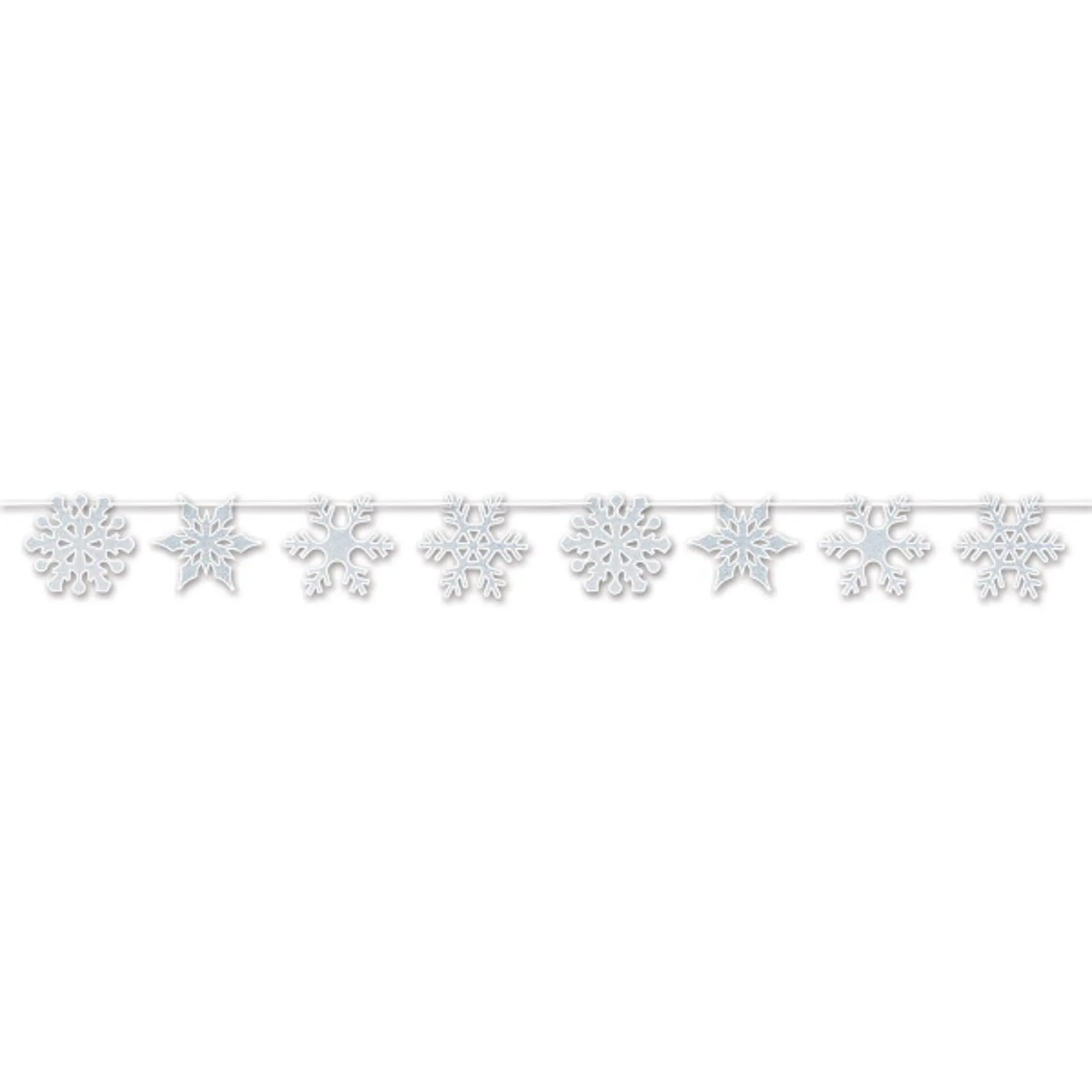 7' Snowflake Streamer