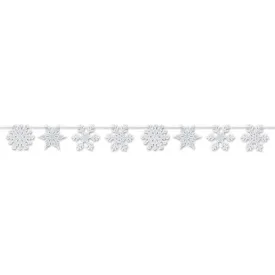7' Snowflake Streamer