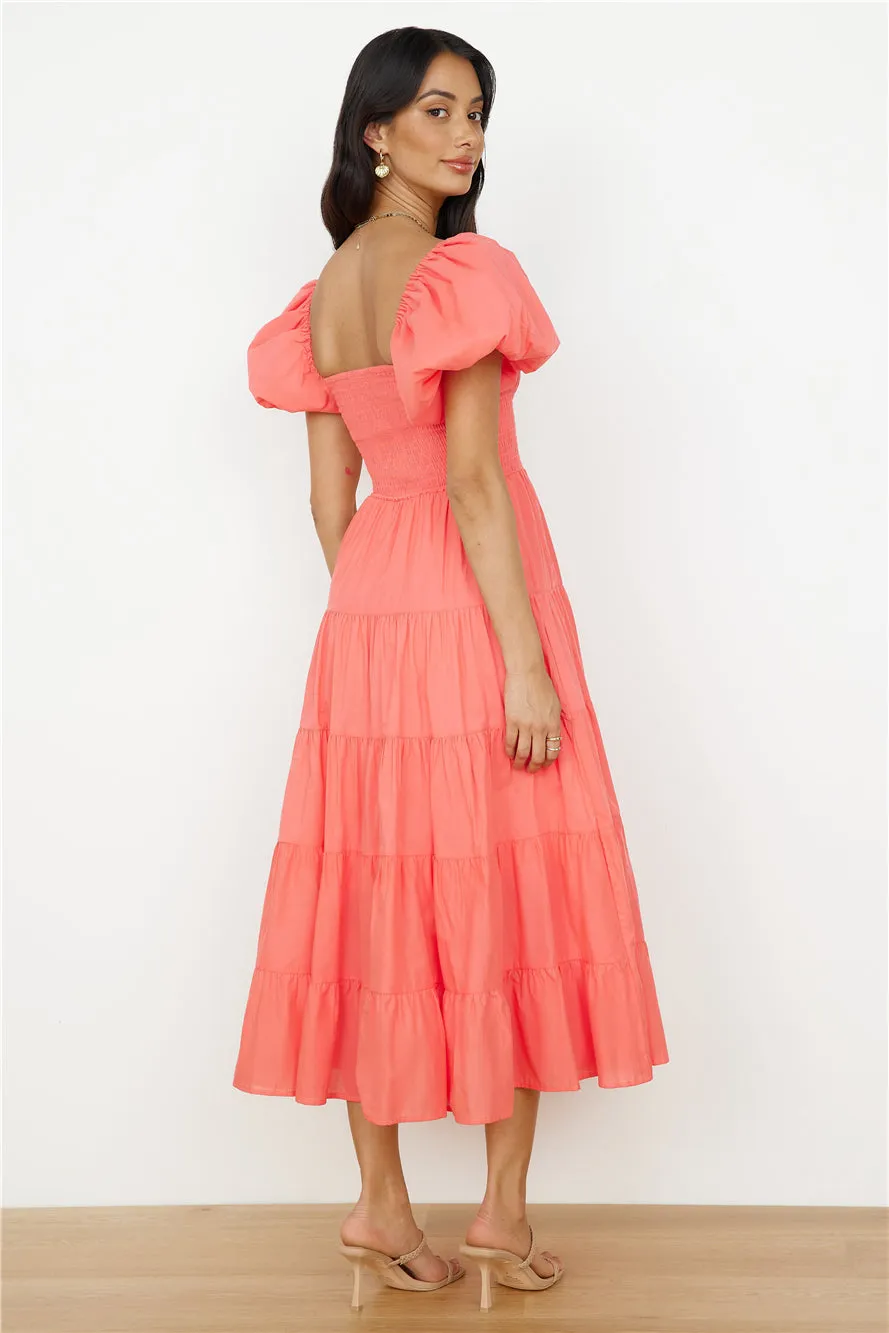 Adela Maxi Dress Orange