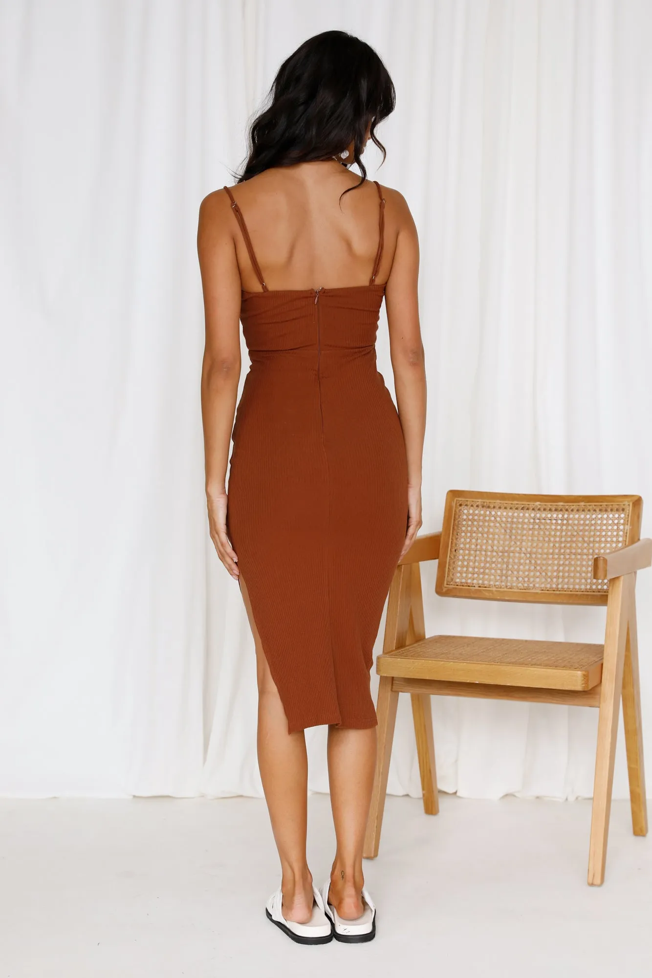 After The Rain Maxi Dress Brown