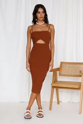 After The Rain Maxi Dress Brown