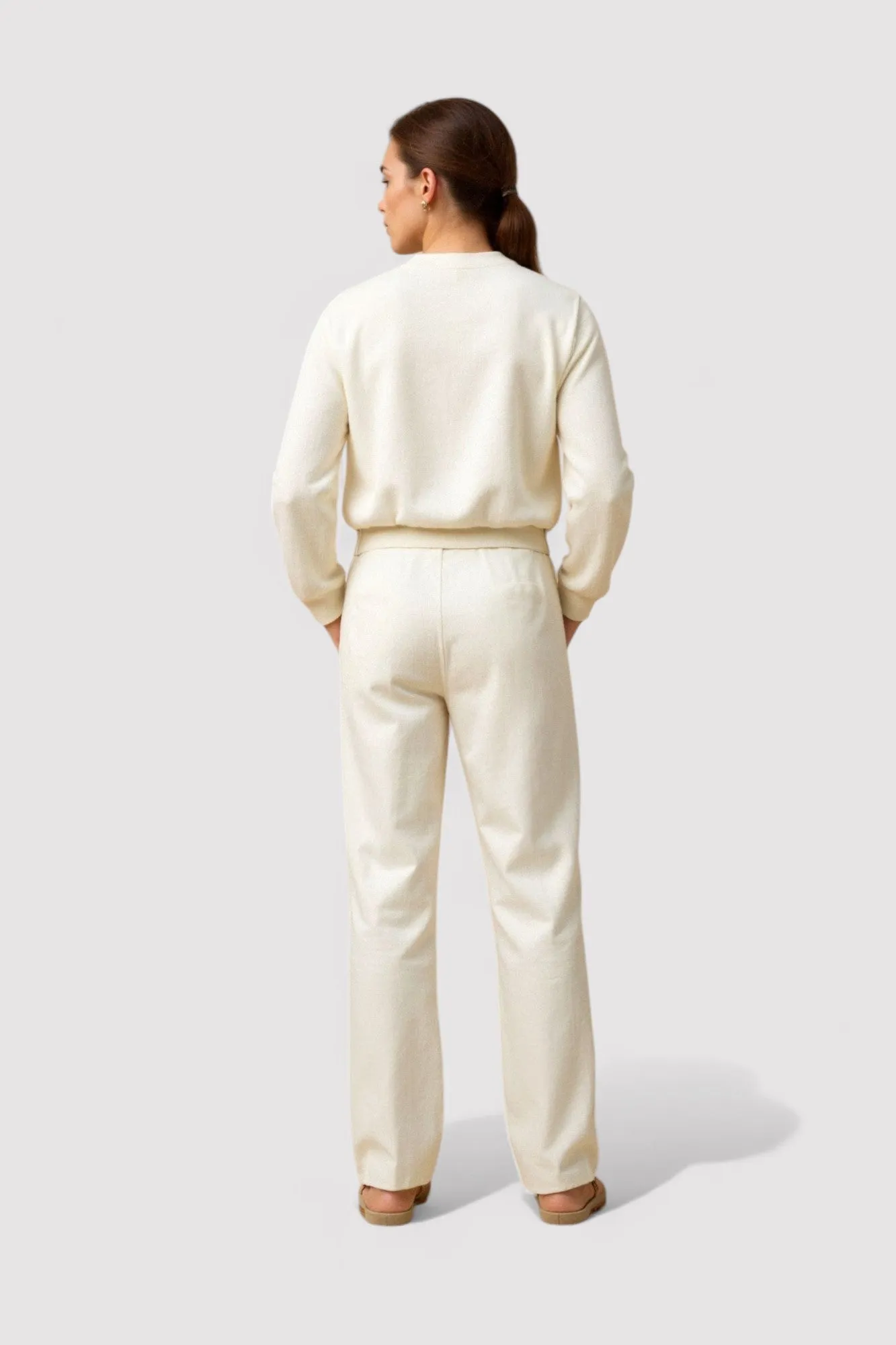Ancien | Women's Premium Quilted O-Neck Collar Jacket