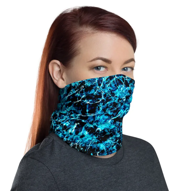 Aqua Blue Deeps Neck Gaiter