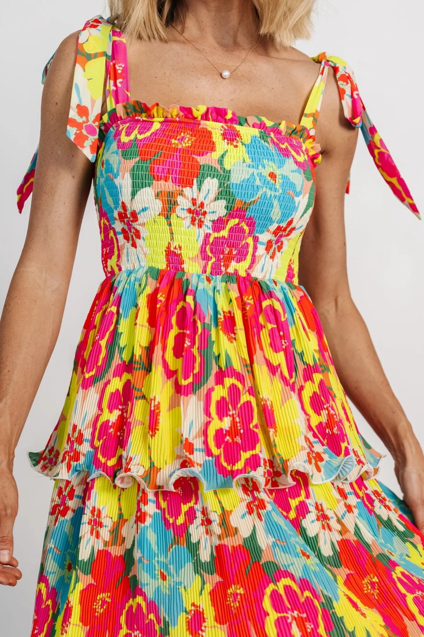 Aruba Tiered Dress | Multi