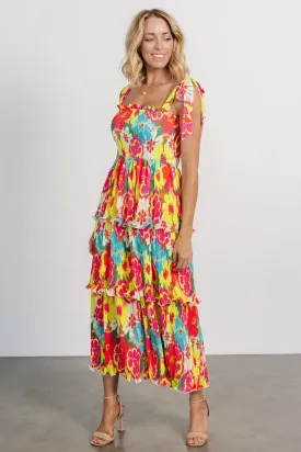 Aruba Tiered Dress | Multi