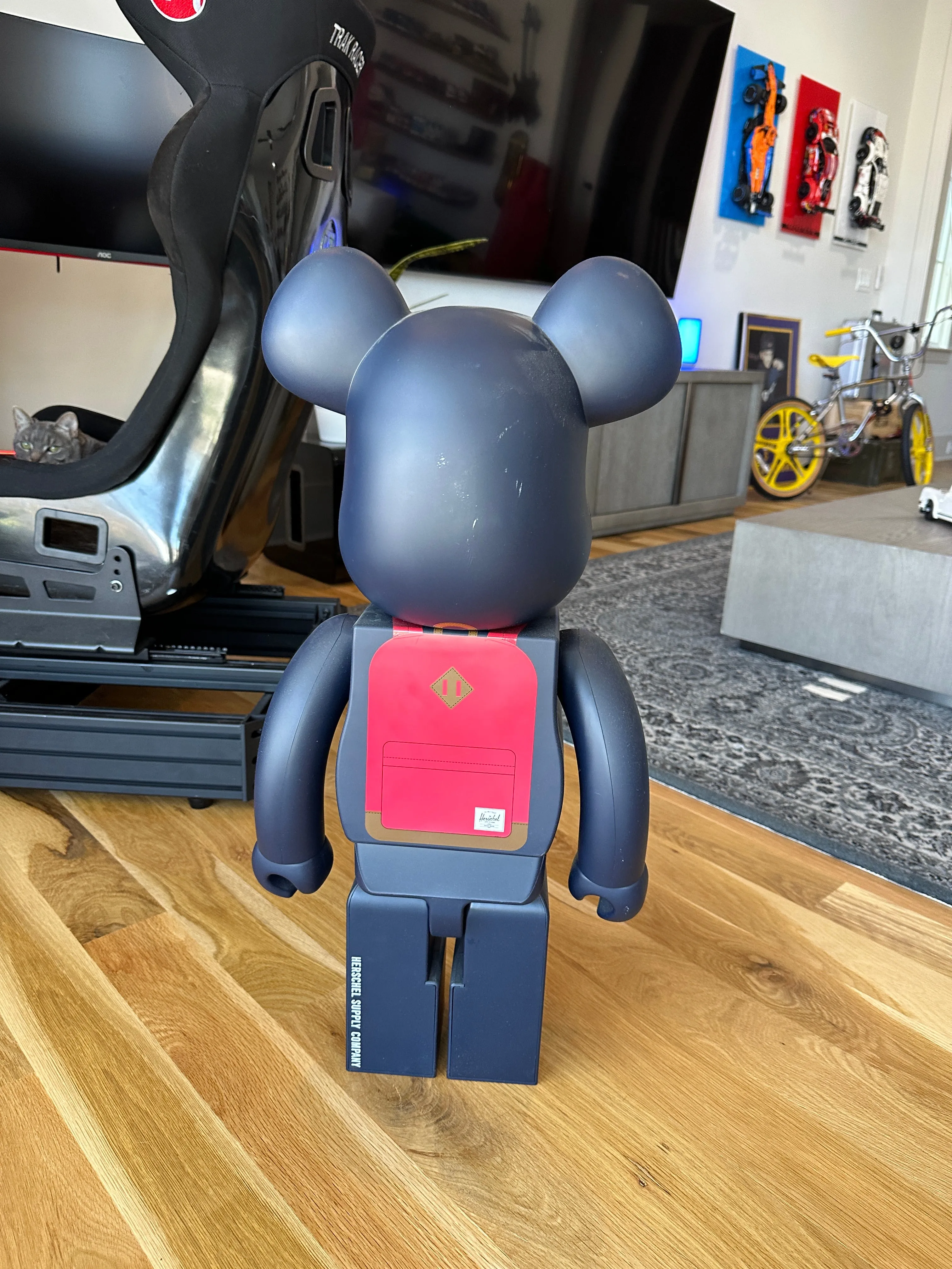 Bearbrick Medicom Herschel Peacoat 1000%