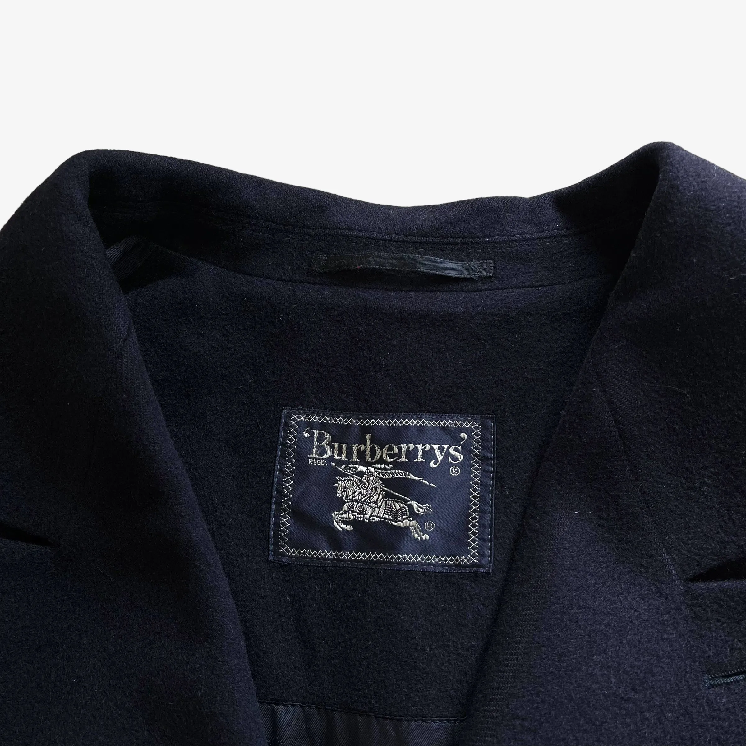 Burberry Double Breasted Wool Coat