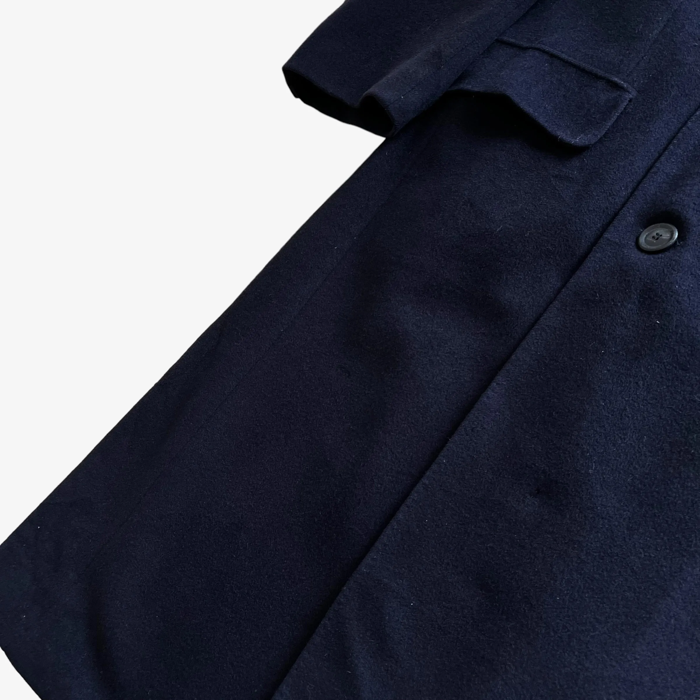 Burberry Double Breasted Wool Coat