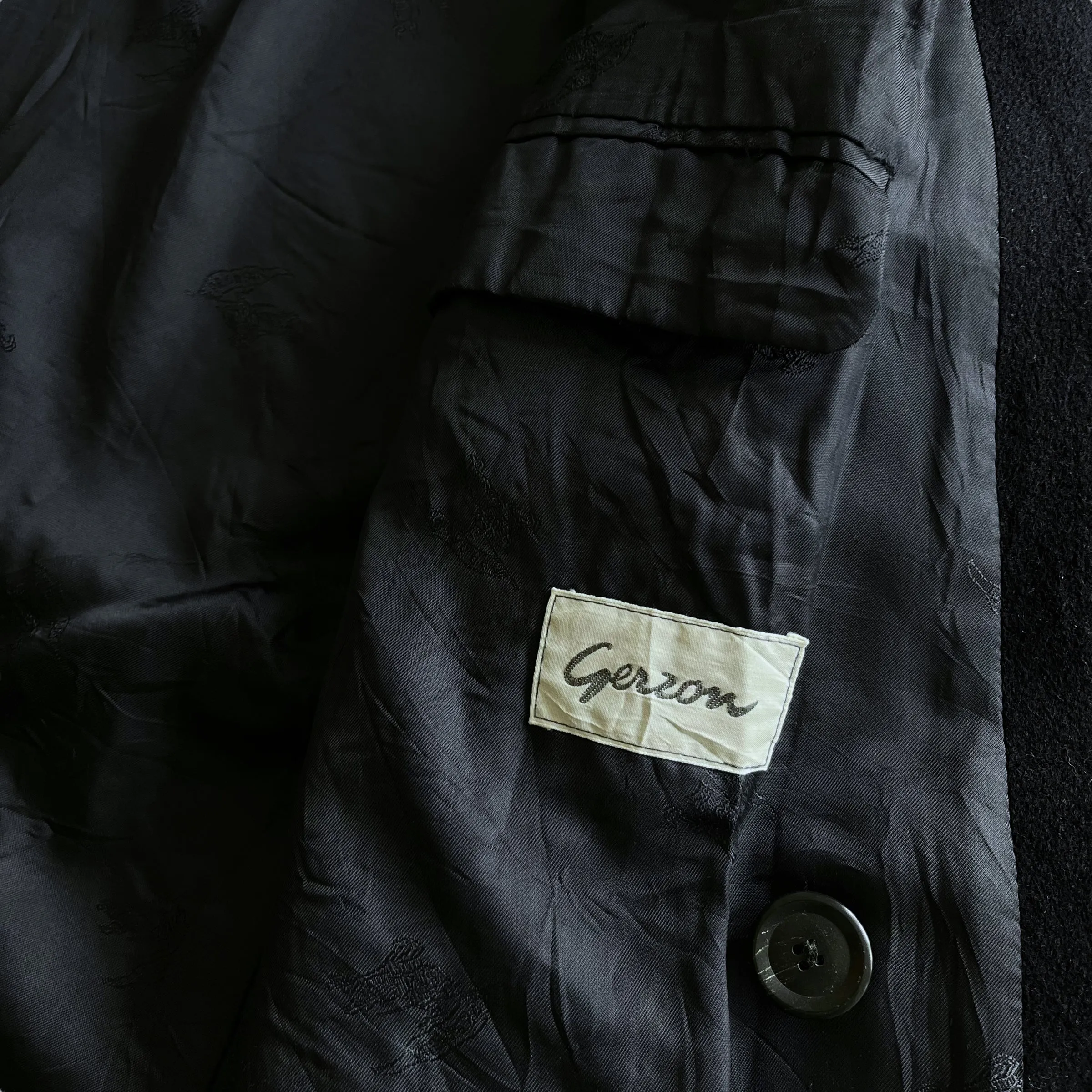 Burberry Double Breasted Wool Coat