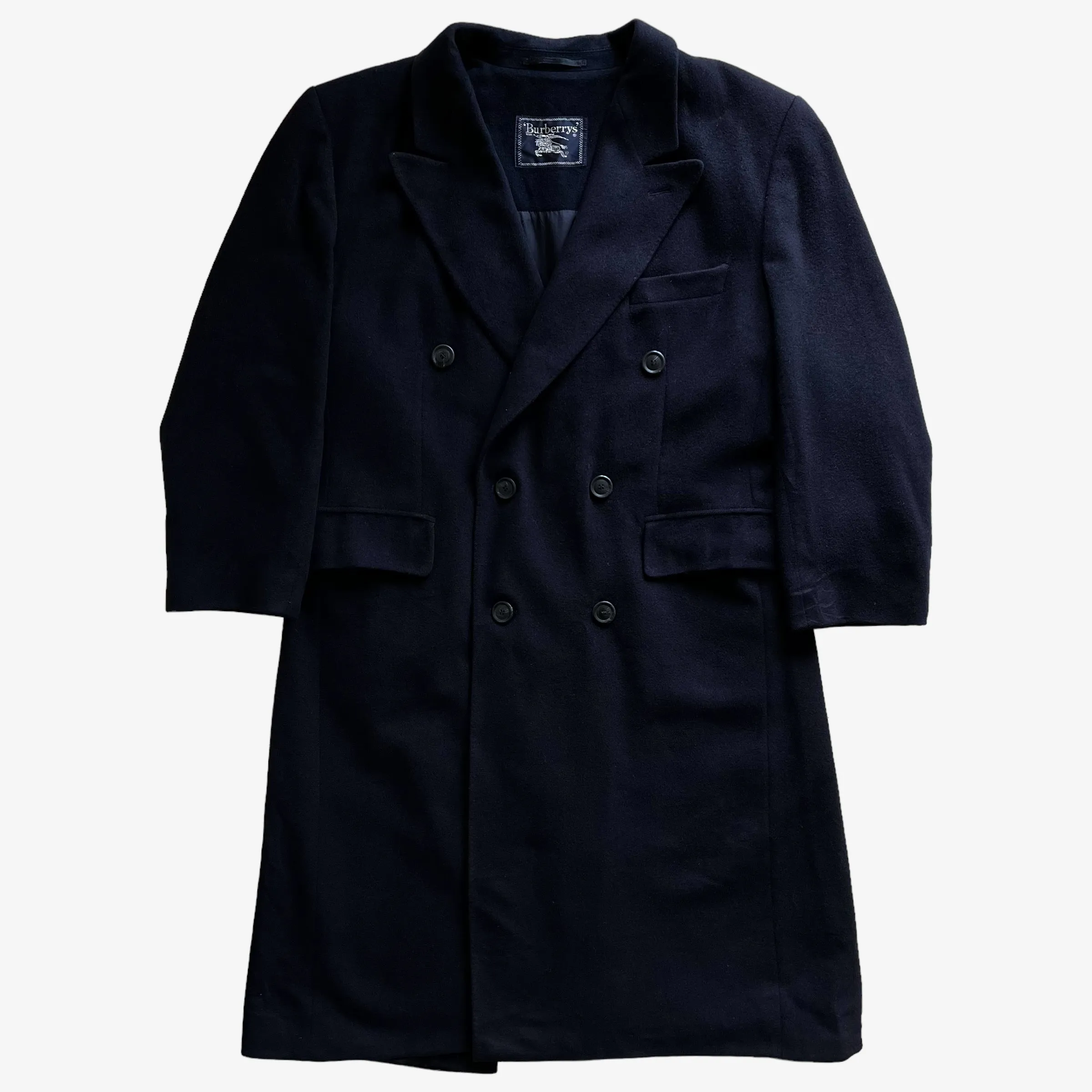 Burberry Double Breasted Wool Coat
