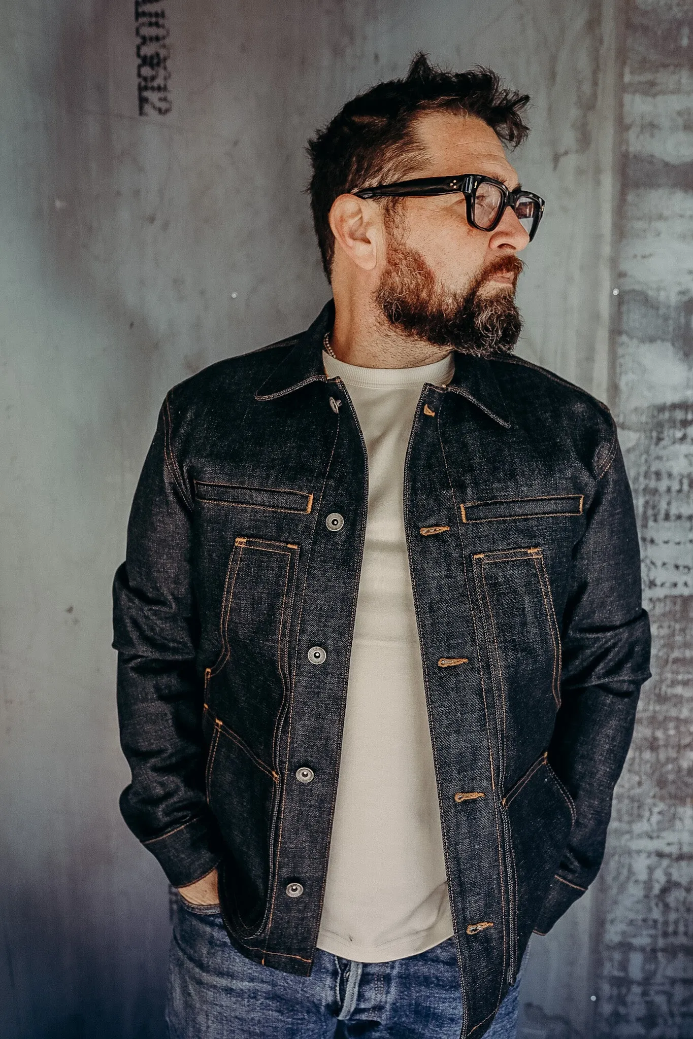 Carpenter Jacket- Indigo