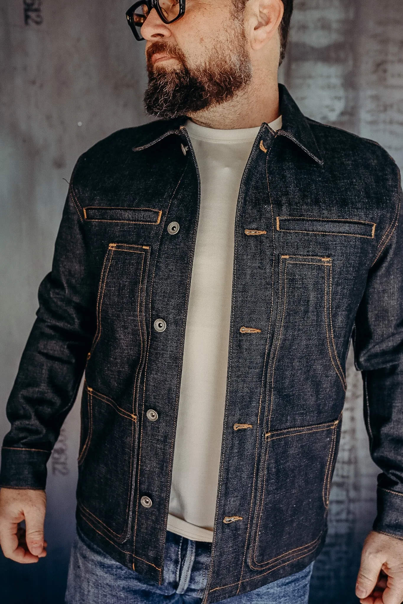 Carpenter Jacket- Indigo