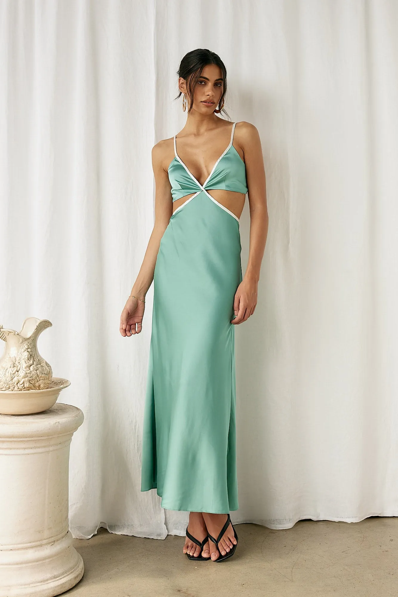 Century Celebrations Maxi Dress Aqua