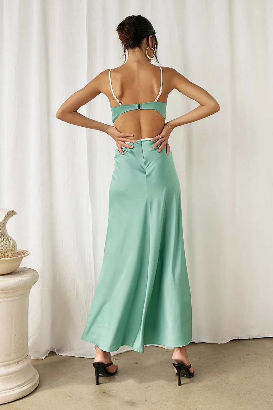 Century Celebrations Maxi Dress Aqua