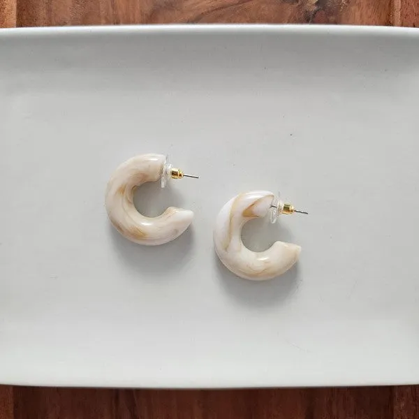 Chloe Hoops - Neutral