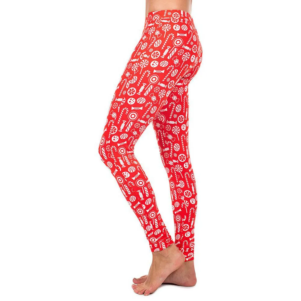 Christmas High Waist Skinny Bodycon Yoga Pants