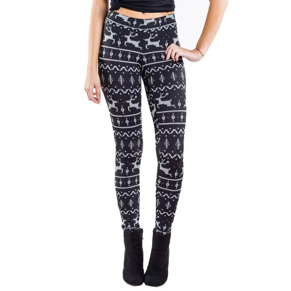 Christmas High Waist Skinny Bodycon Yoga Pants