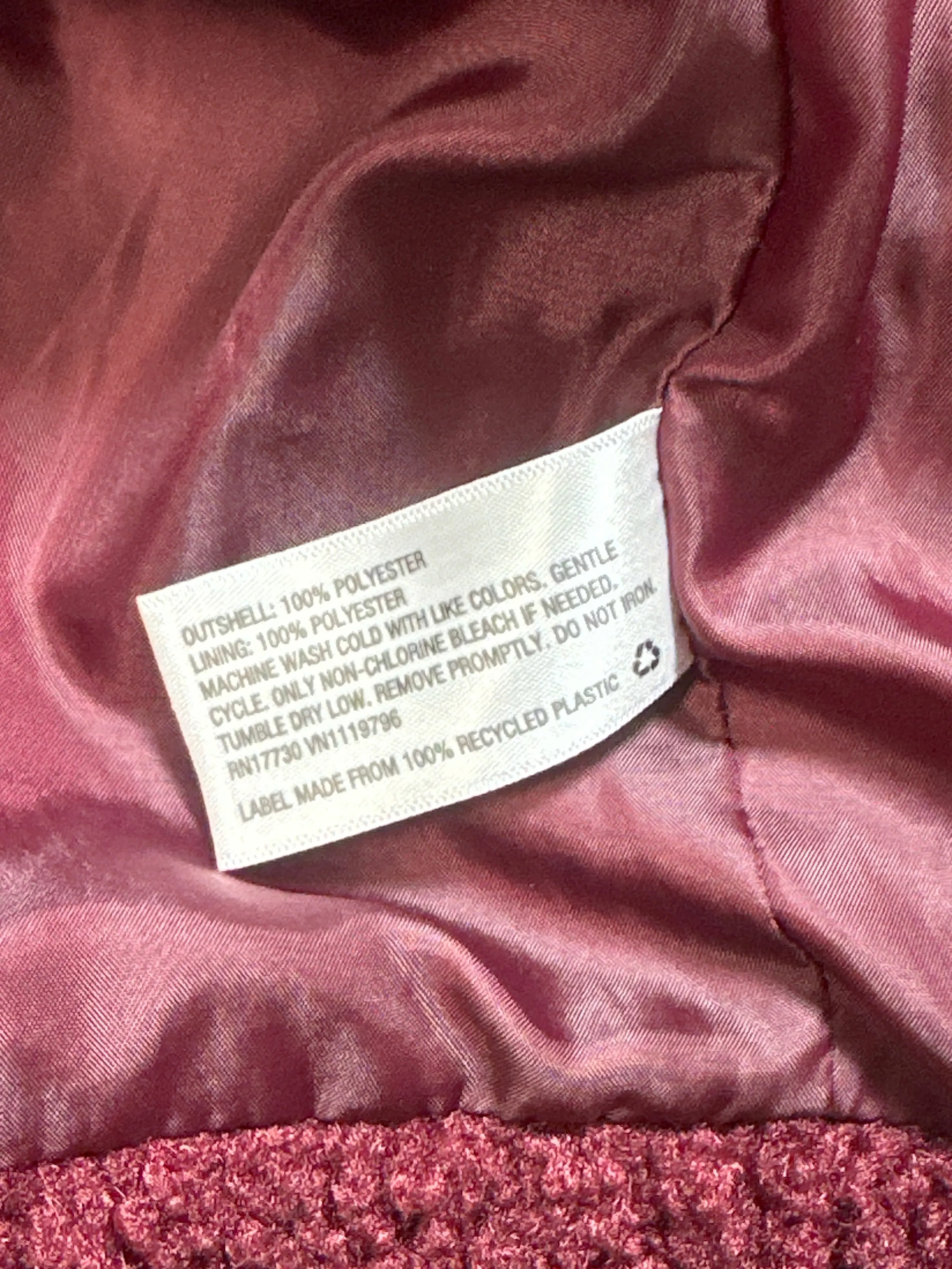 Coat Peacoat By A New Day In Maroon, Size: Lp