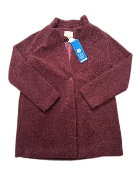 Coat Peacoat By A New Day In Maroon, Size: Lp