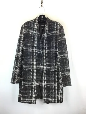 Coat Peacoat By Express In Black & White, Size: M