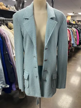 Coat Peacoat By Tribal In Blue, Size: L