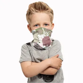 Cooling Neck Gaiter/Balaclava/Magic Scarf Headband & Face Mask For Kids (Bear)