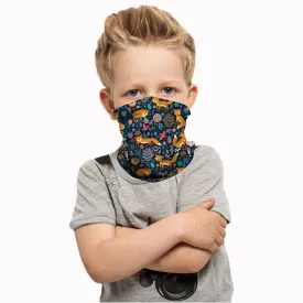 Cooling Neck Gaiter/Balaclava/Magic Scarf Headband & Face Mask For Kids (Fox)