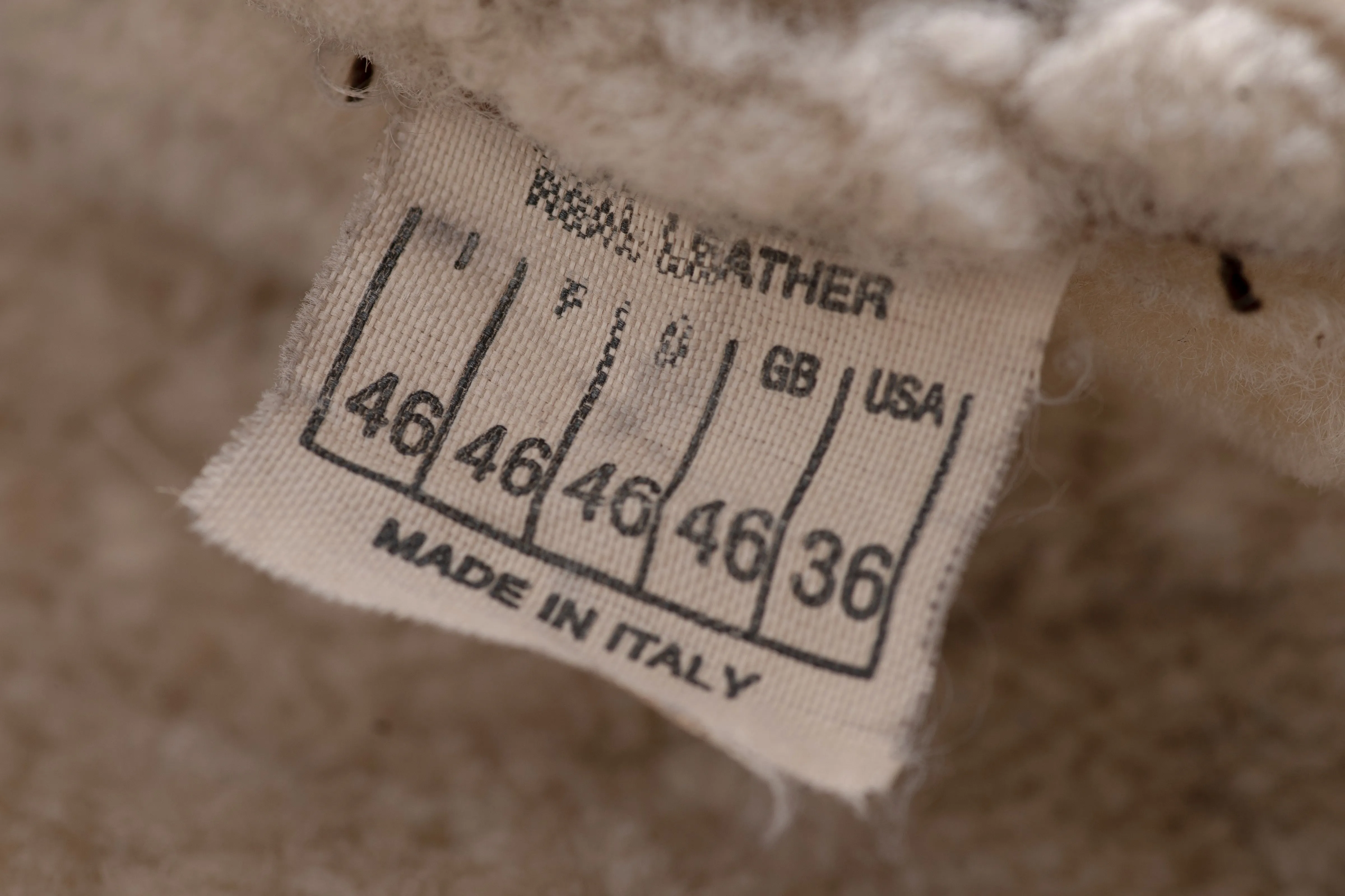 Dark Brown Double Breasted Sheepskin Shearling Jacket, S
