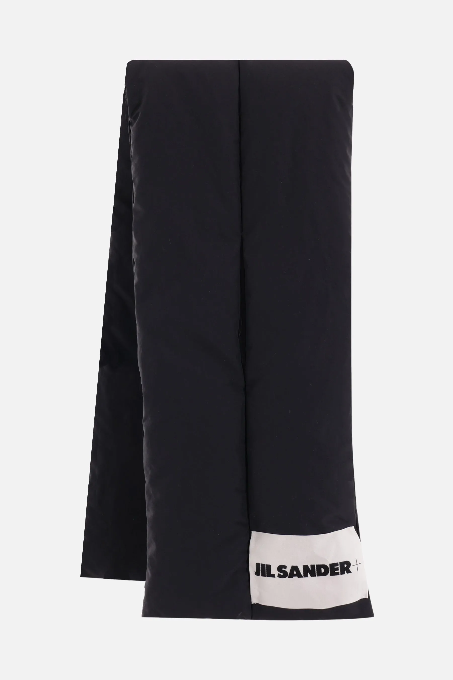 down-filled recycled nylon scarf