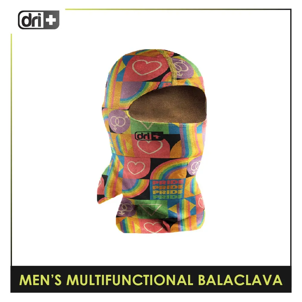 Dri Plus Men's Pride Washable Moisture Wicking Balaclava 1 piece DUMB4401