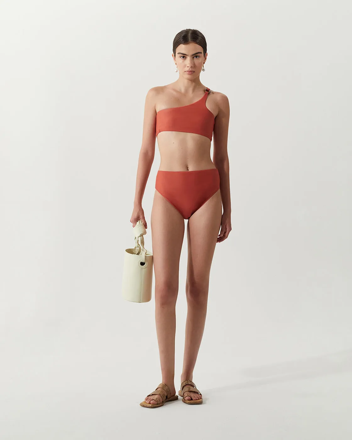 Emilio Brief Recycled Nylon Rust