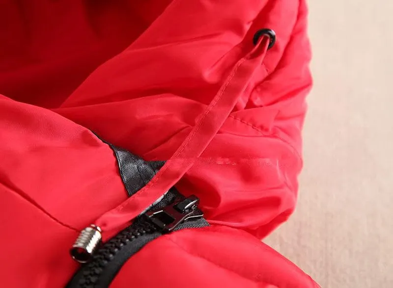 Fashionable Thick Solid Color Winter Coat
