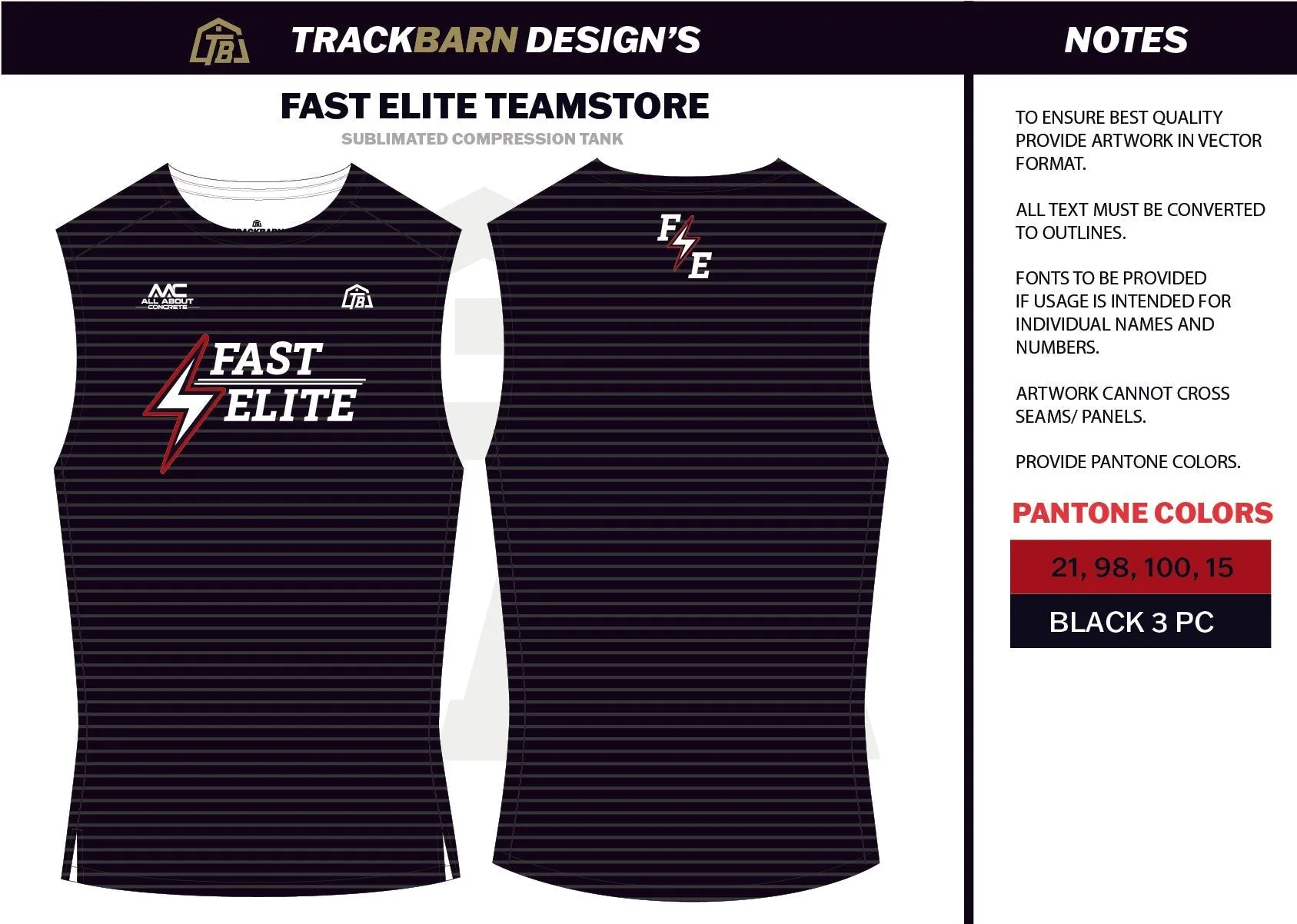 Fast-Elite- Youth Compression Tank