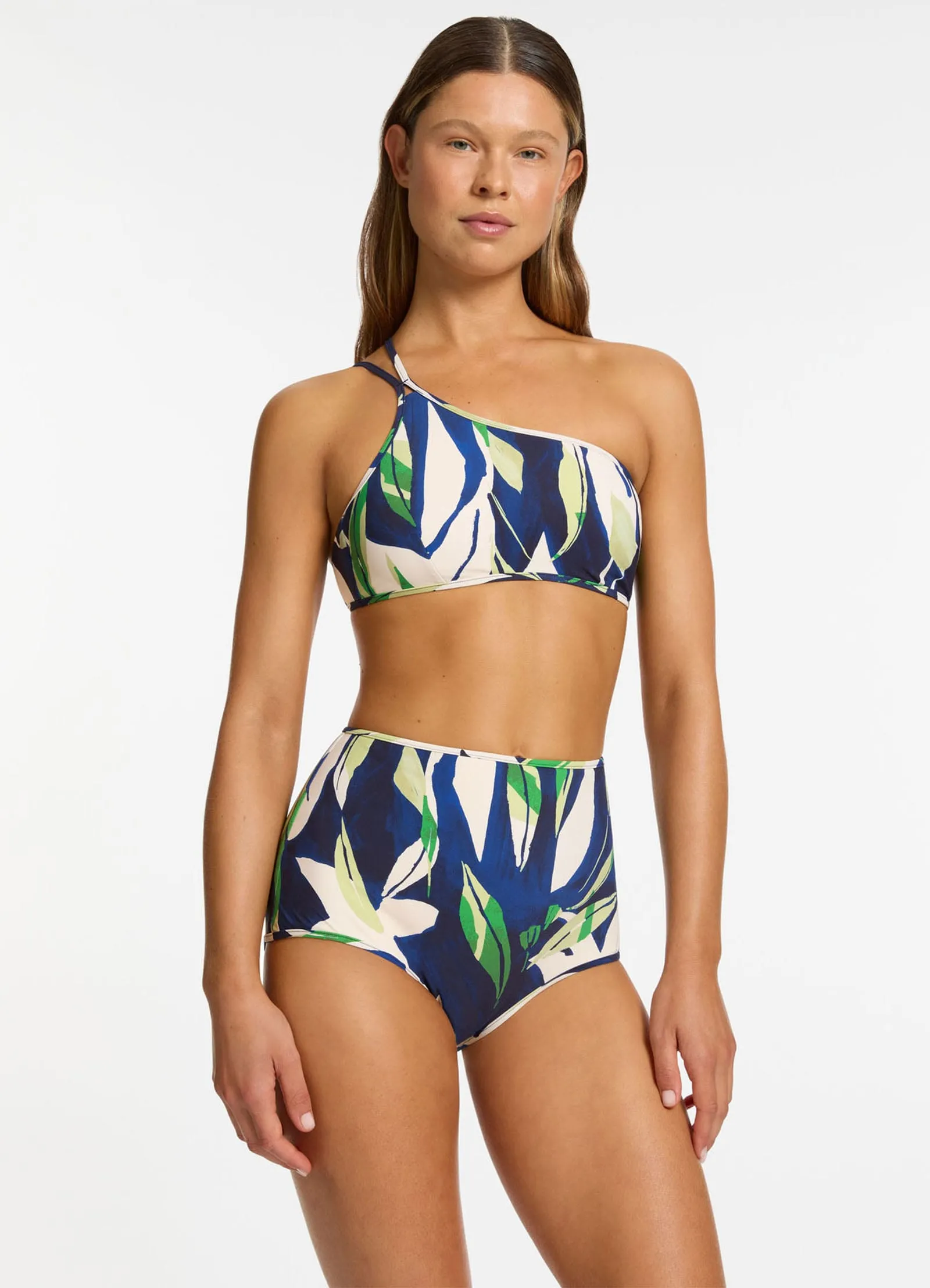 Fauna High Waist Boyleg Bikini Bottom - Ink