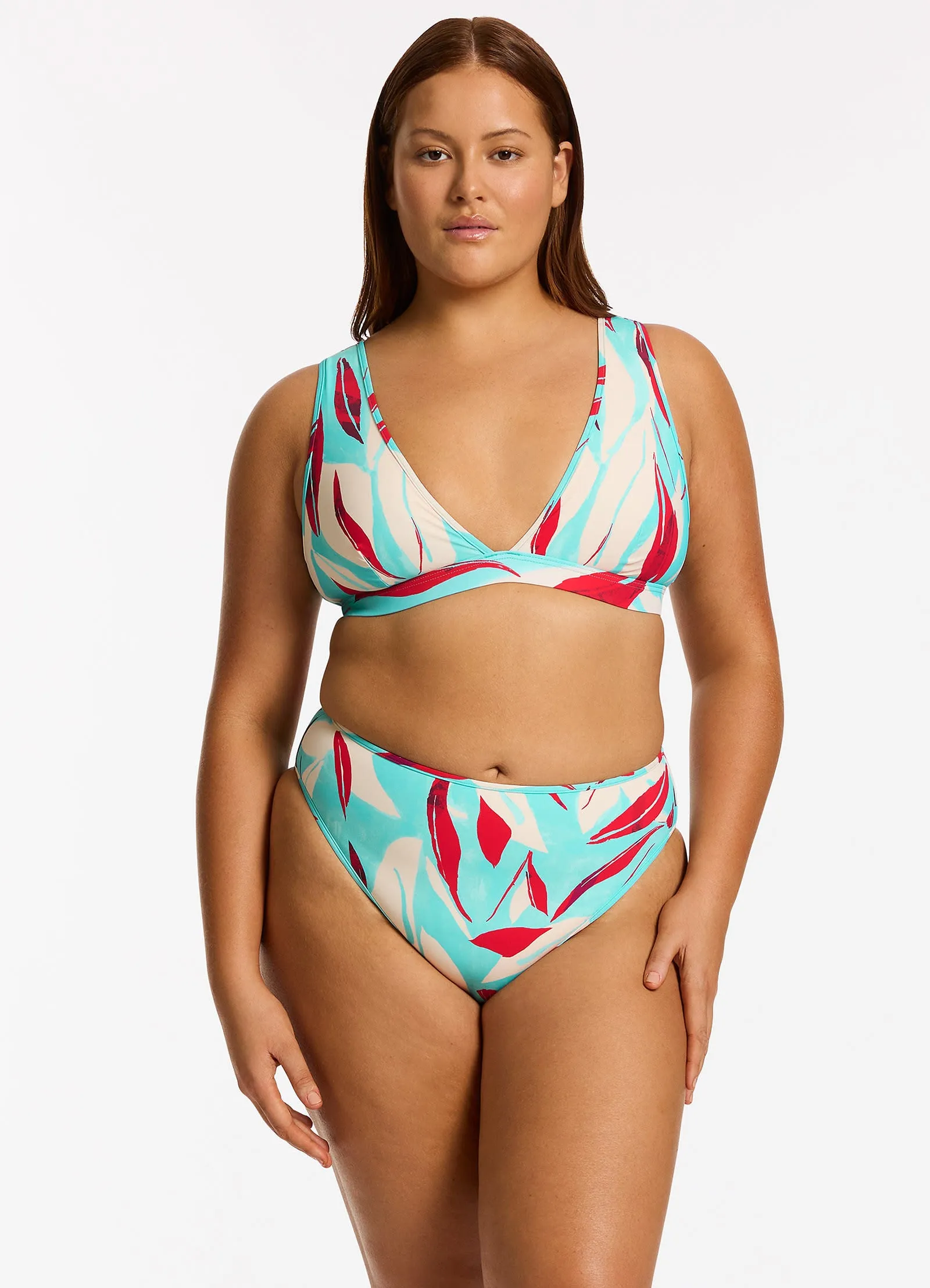 Fauna High Waist High Leg Bikini Bottom - Dolce