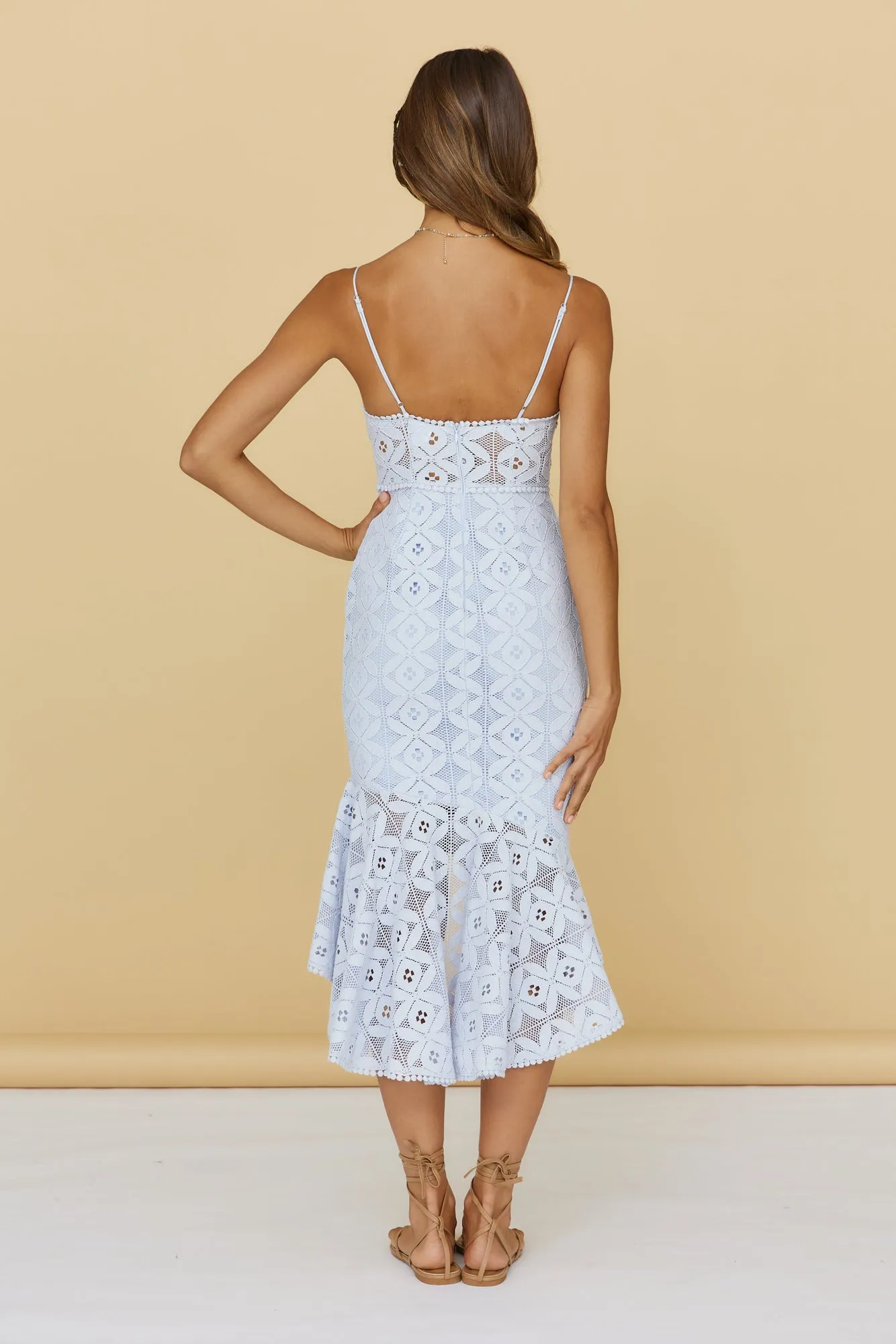 Featherlight Maxi Dress Blue