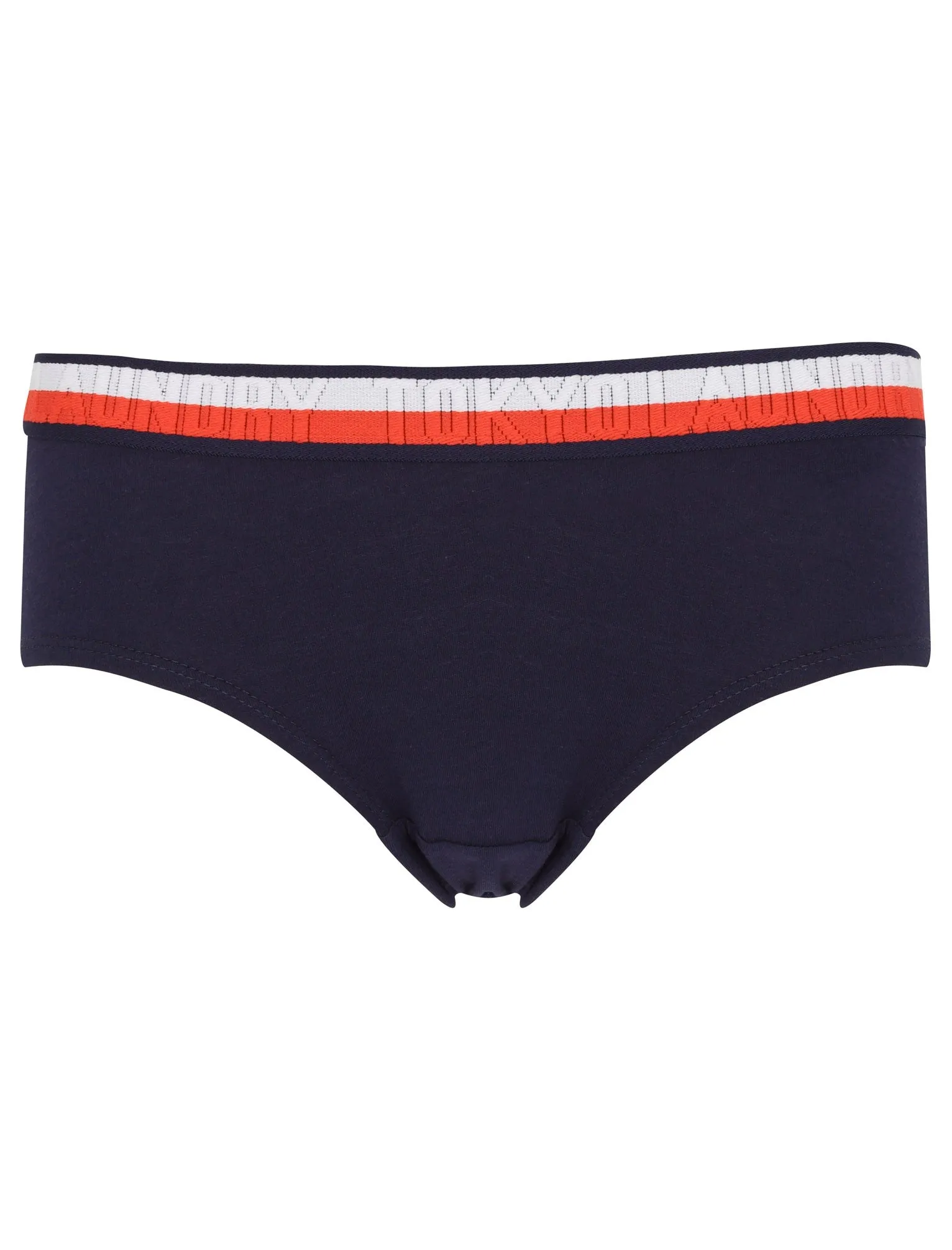 Ferne (3 Pack) Assorted Hipster Briefs In Tomato Puree / Peacoat Blue / Light Grey Marl - Tokyo Laundry