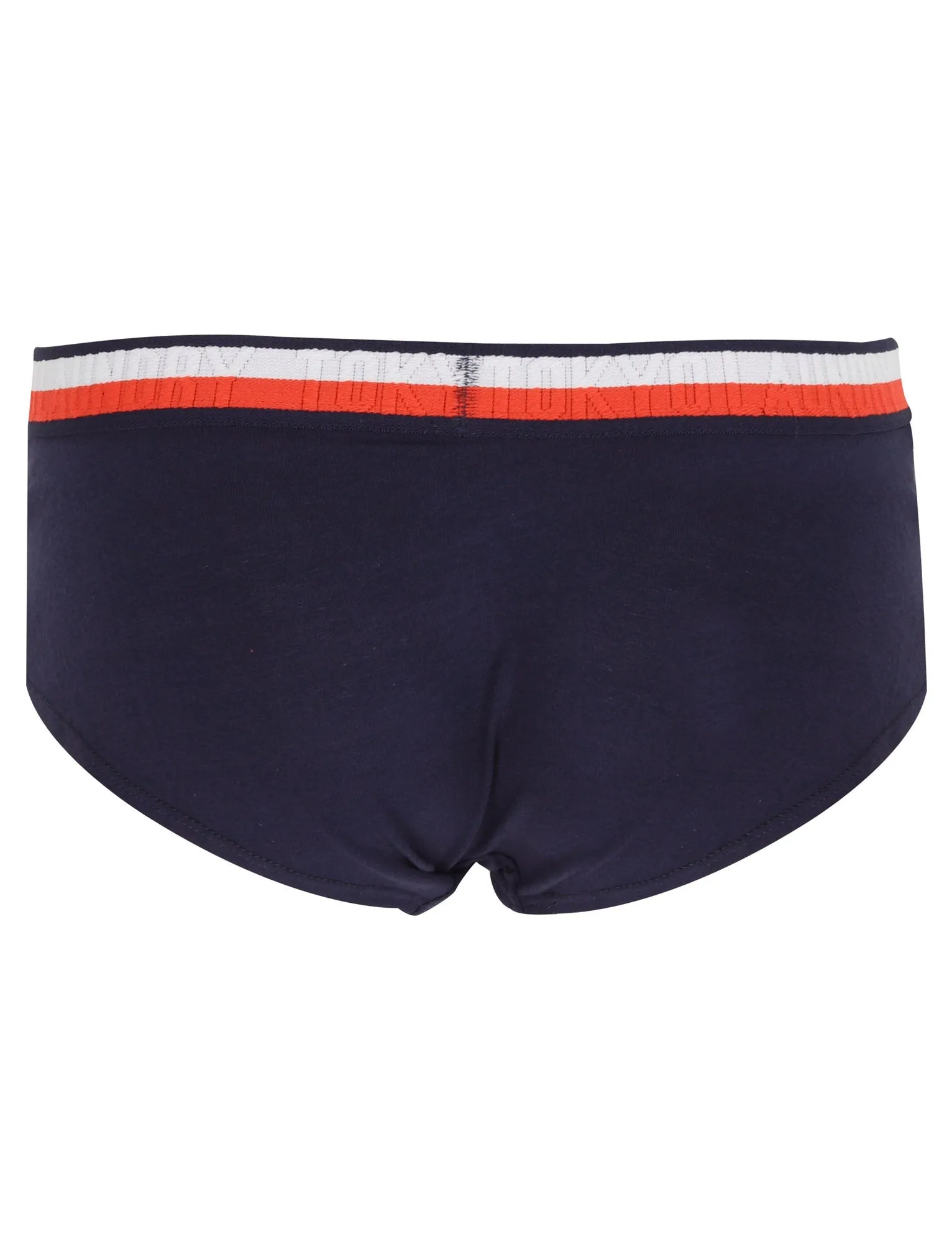Ferne (3 Pack) Assorted Hipster Briefs In Tomato Puree / Peacoat Blue / Light Grey Marl - Tokyo Laundry