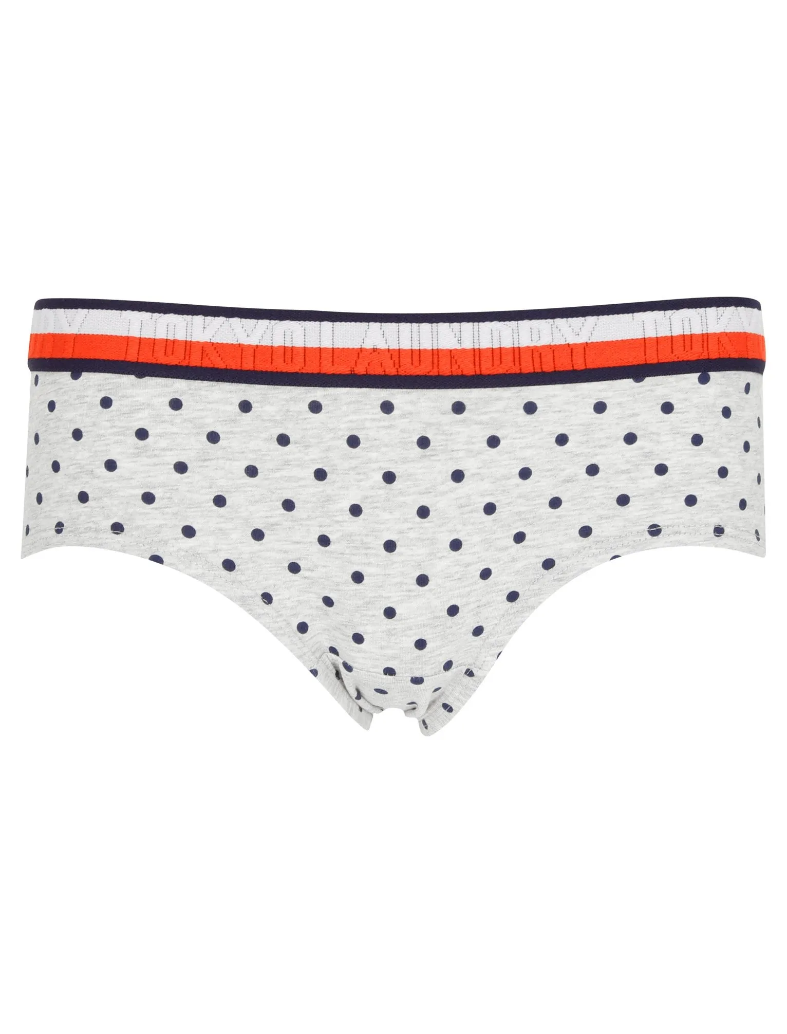 Ferne (3 Pack) Assorted Hipster Briefs In Tomato Puree / Peacoat Blue / Light Grey Marl - Tokyo Laundry