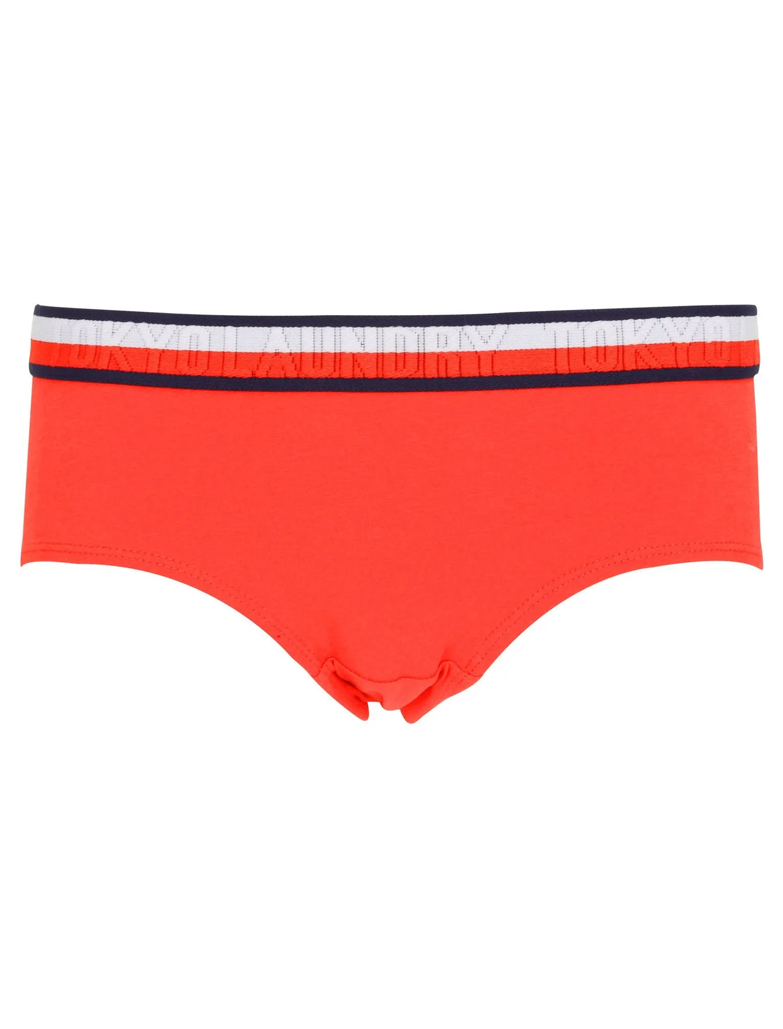 Ferne (3 Pack) Assorted Hipster Briefs In Tomato Puree / Peacoat Blue / Light Grey Marl - Tokyo Laundry
