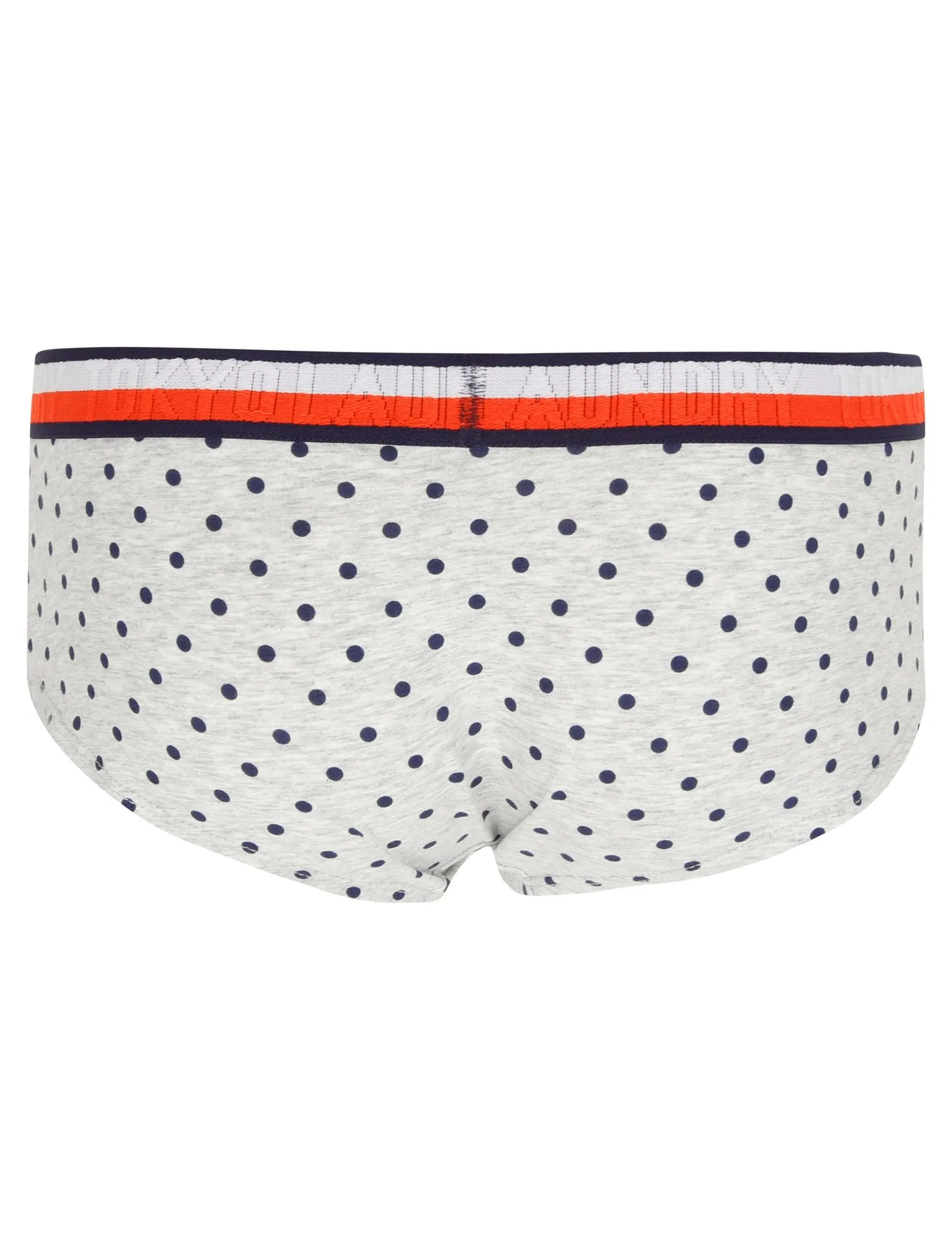 Ferne (3 Pack) Assorted Hipster Briefs In Tomato Puree / Peacoat Blue / Light Grey Marl - Tokyo Laundry