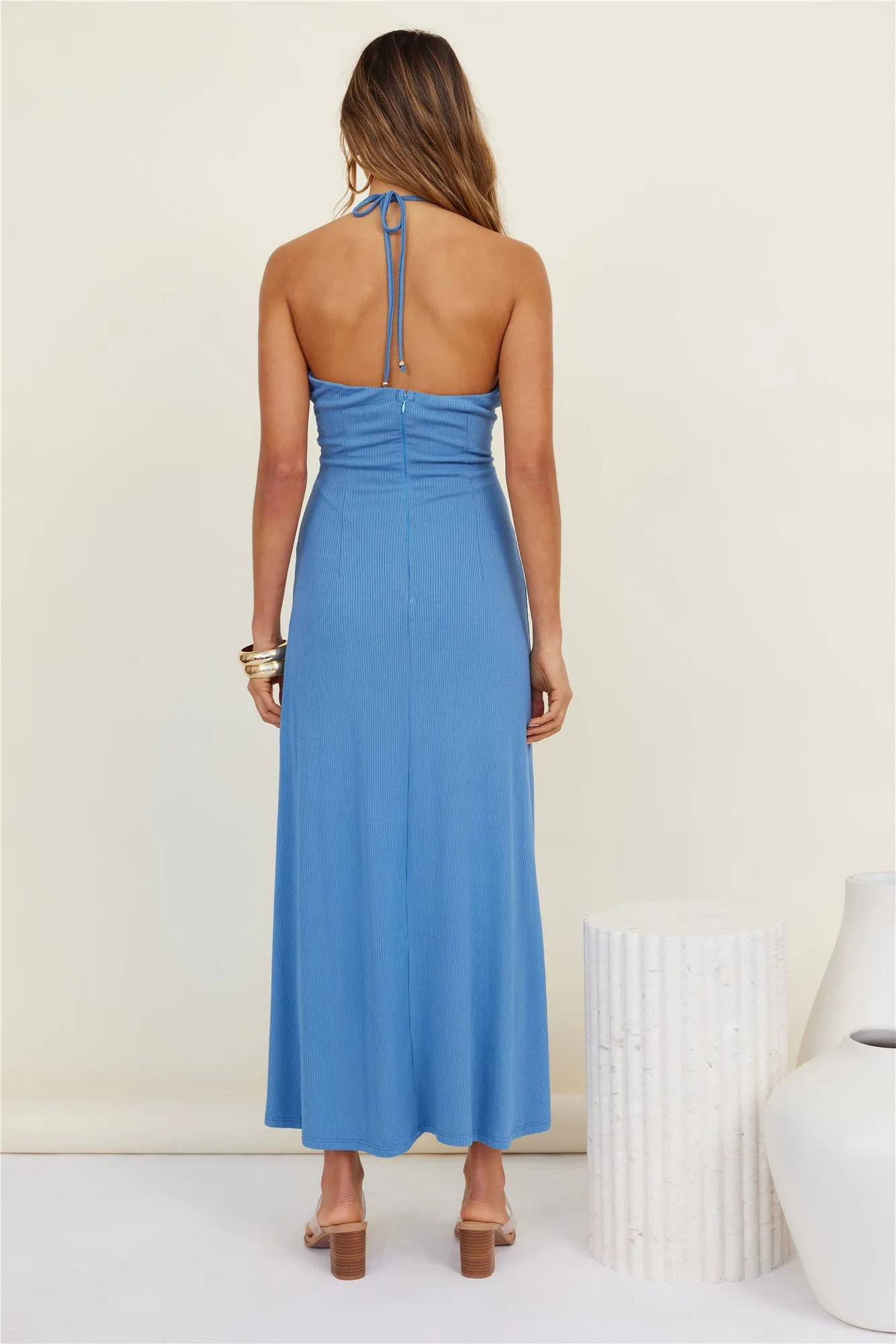 Finer Moments Maxi Dress Blue
