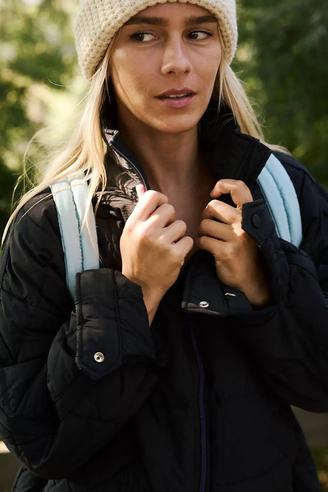 FREE PEOPLE Pippa packable puffer jacket-Black