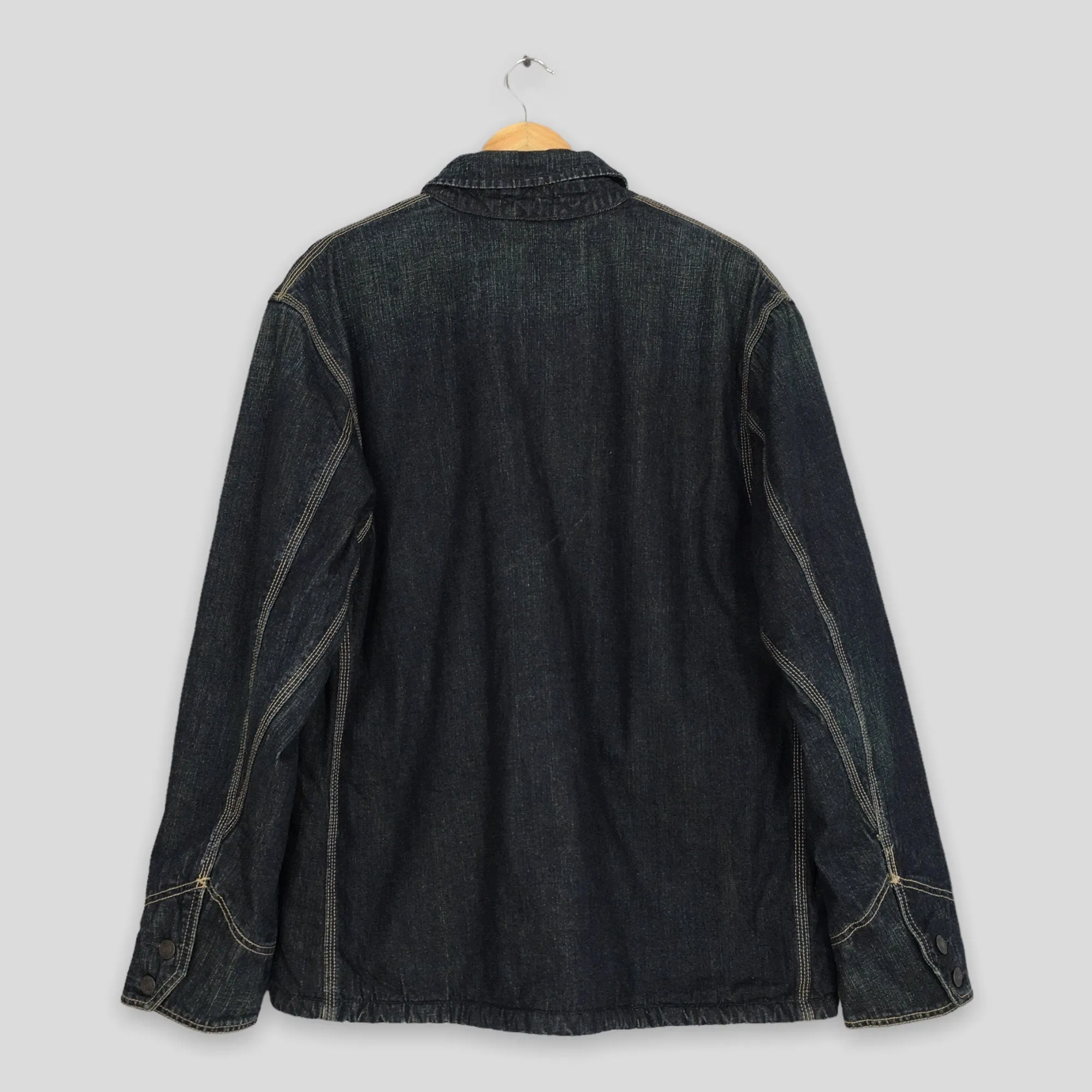Gap Denim Sherpa Warmer Workers Jacket Large
