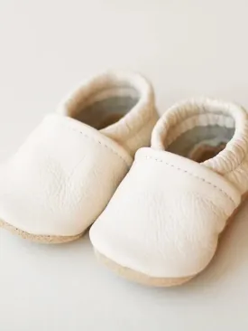 Gender Neutral Baby Moccs, Cream