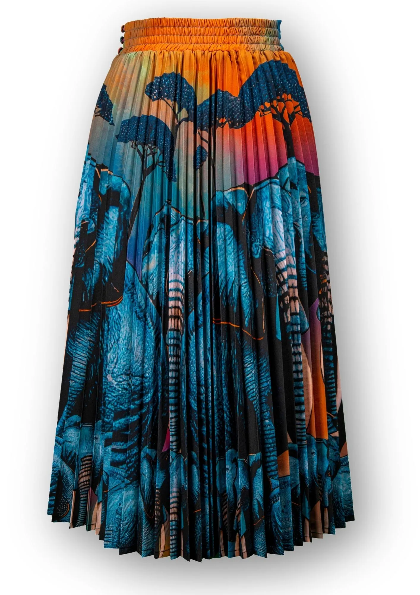 Gert-Johan Coetzee elephant pleated skirt