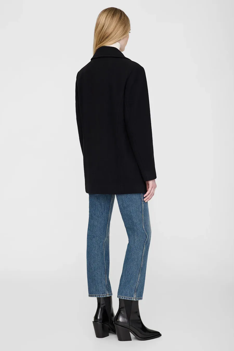Glenn Peacoat Black