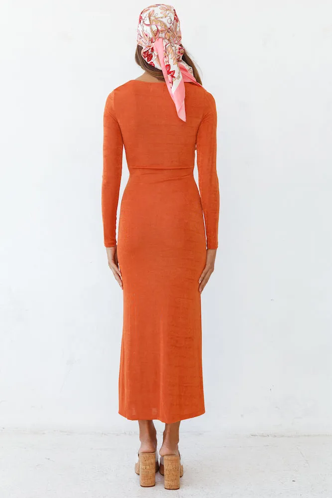 Going Forth Maxi Dress Orange