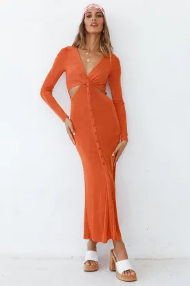 Going Forth Maxi Dress Orange